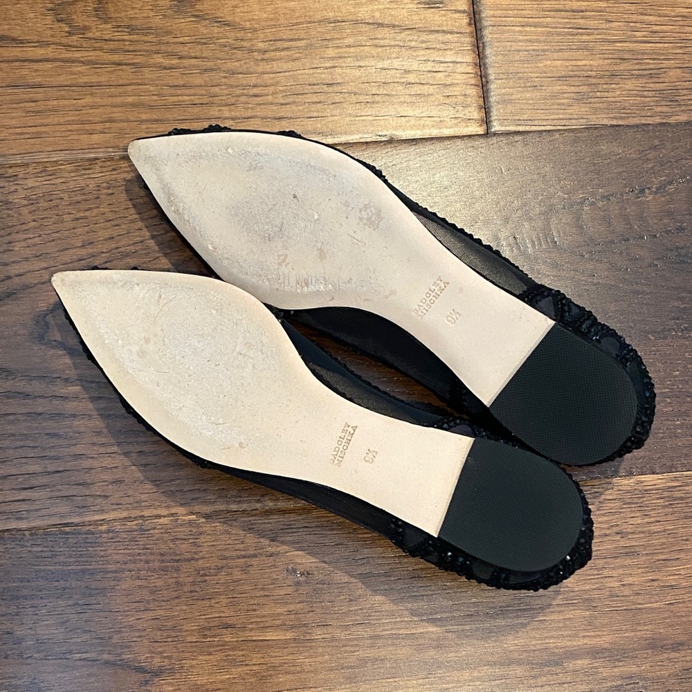Badgley Mischka Black GIGI EmbellishedFlats - Picture 4 of 8